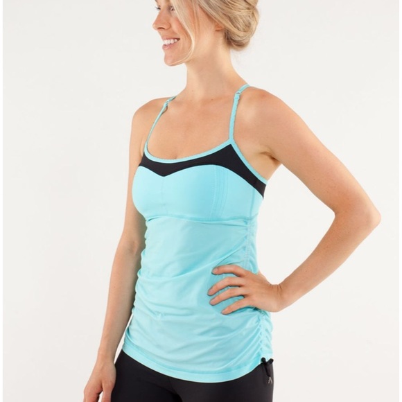 lululemon athletica Tops - Lululemon blue hot spell tank